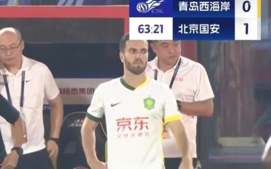 國(guó)安球員塞爾吉尼奧達(dá)成中超100場(chǎng)里程碑，斬獲27球20助攻