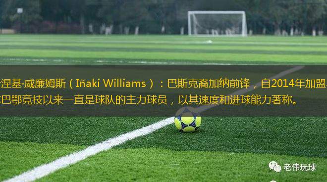 伊涅基·威廉姆斯（I?aki Williams）：巴斯克裔加納前鋒，自2014年加盟畢爾巴鄂競(jìng)技以來一直是球隊(duì)的主力球員，以其速度和進(jìn)球能力著稱。